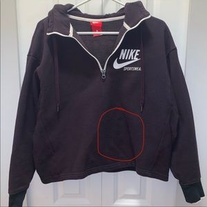 Half Zip Nike Hoodie